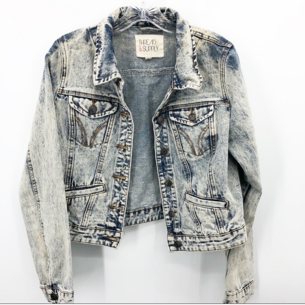 Thread & Supply ☆ Stone Washed Denim Jacket